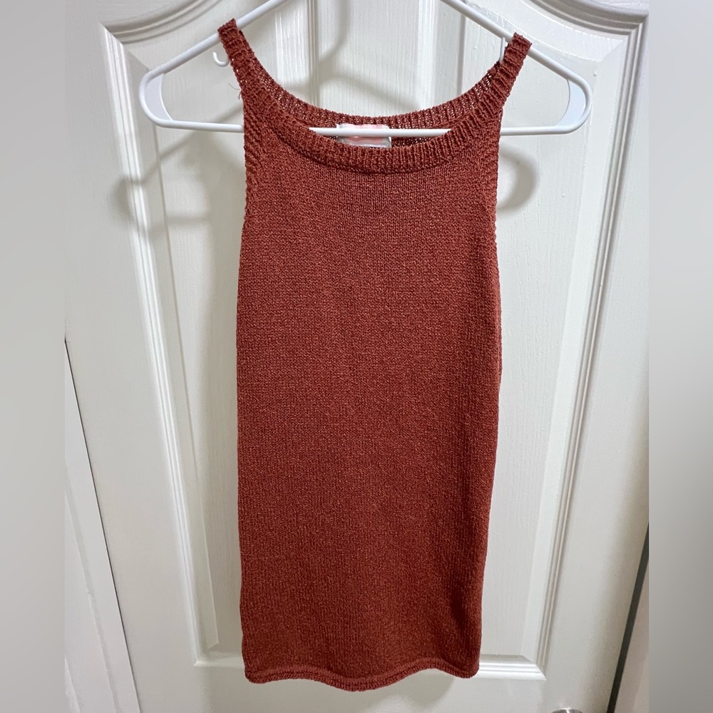 Knit tank top